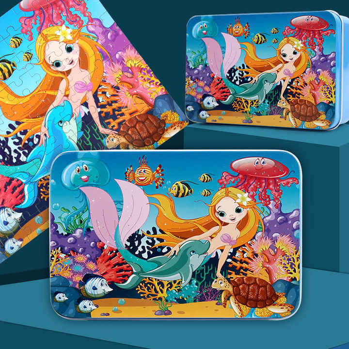 Kid Education Toys Iron Box Cartoon-Educational Toys for Kids
