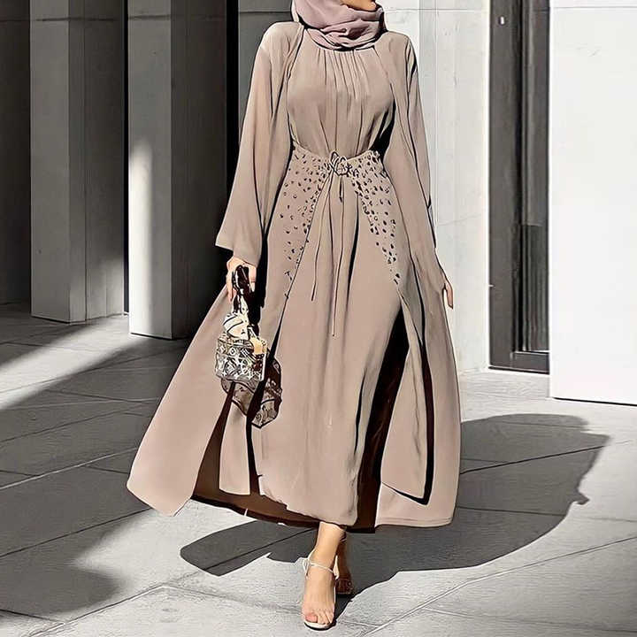 عباية ملونة مفتوحة