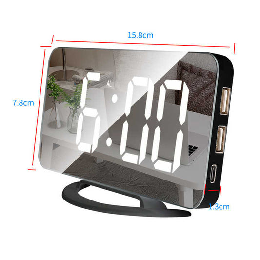 ساعات رقمية ونعال رقمية بأفضل سعر, ساعة مكتب وطاولة ، ساعةديكور حائط منزلية ، ساعة حائط بمرآة