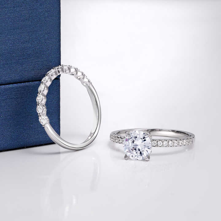 Moissanite ring