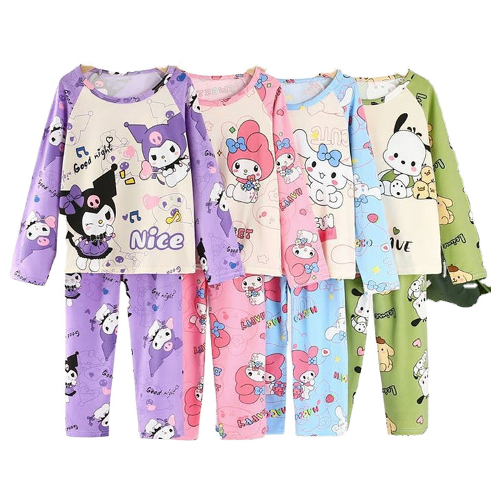 Girls Long Sleeve Pajamas
