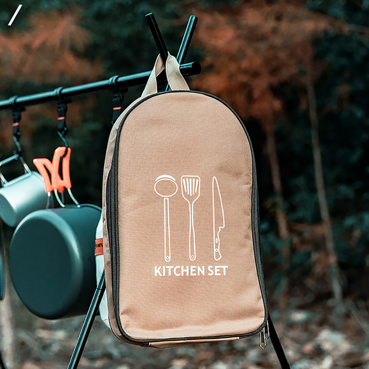 Portable Outdoor Camping Kitchen Utensil Storage Bag.