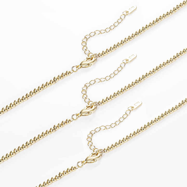 14k rose gold plated necklaceقلادة مطلية بالذهب الوردي عيار 14 قيراطًا