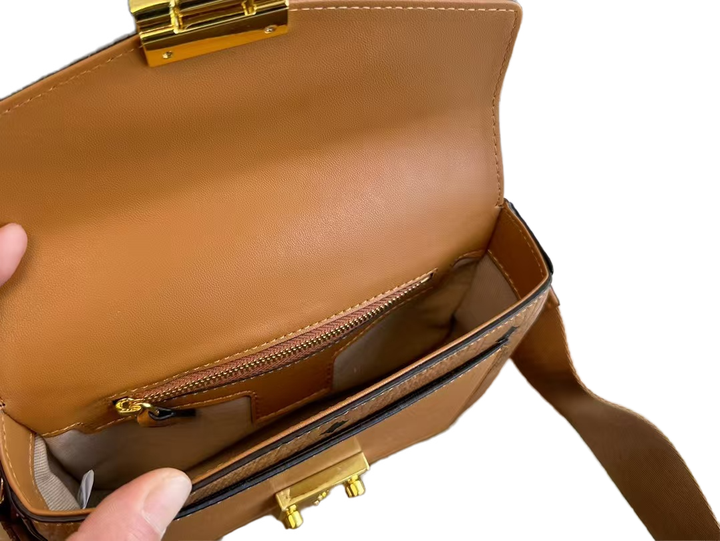 Bags Casual Colour Collision Texture Shoulder Small Square