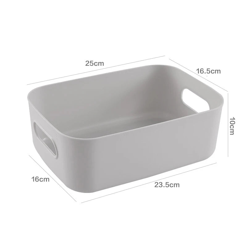 Plastic box for storing household supplies