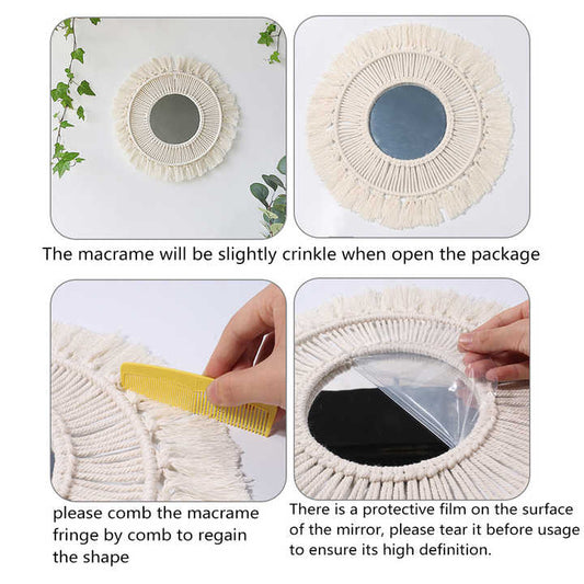 Boho Home Decor Hilo Macrame