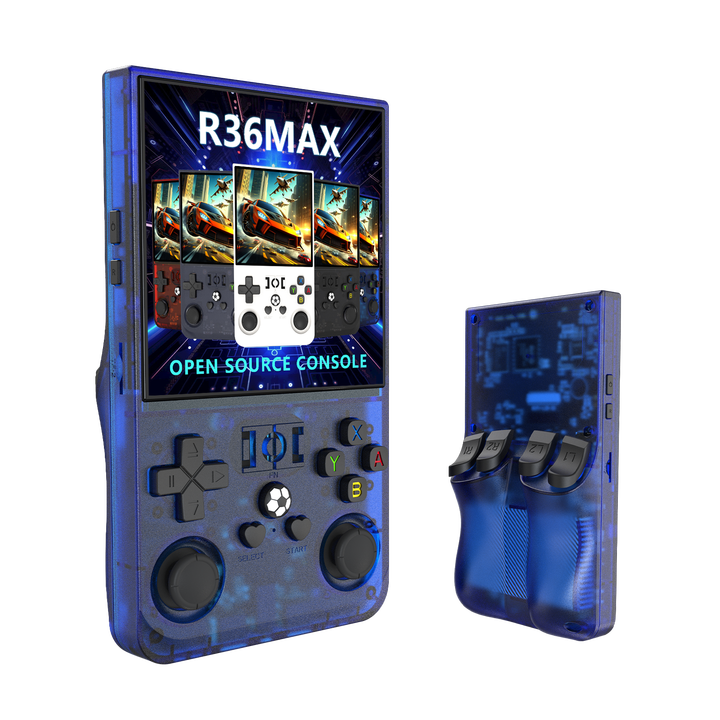 R36 Max Handheld Retro Game Console-وحدة تحكم ألعاب