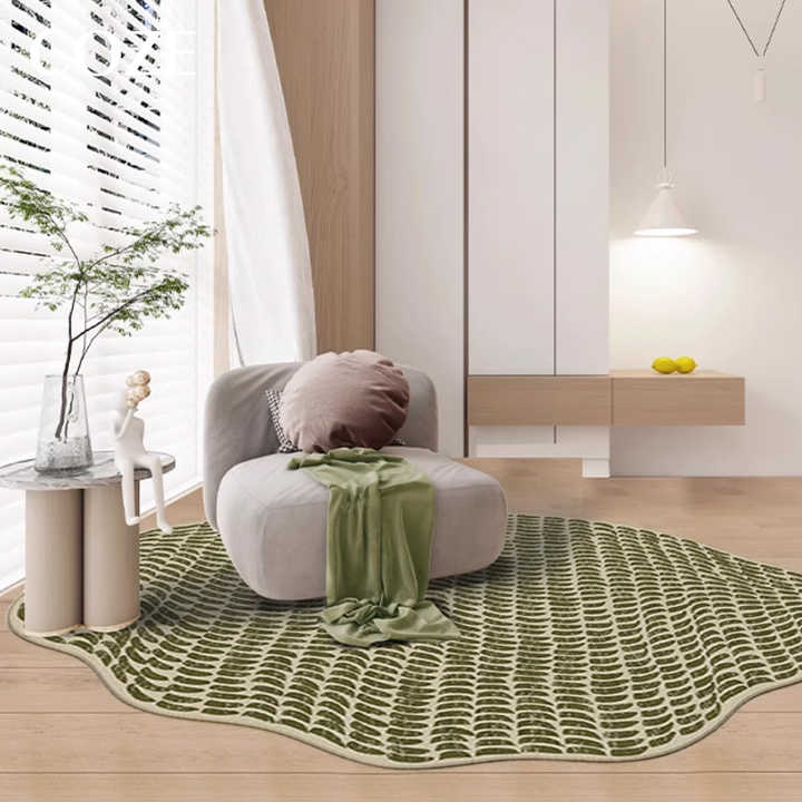 Luxury High-end Art Living Room Irregular Carpet Sofa Coffee Table Blanket Handmade Irregular Bedside Custom Rug