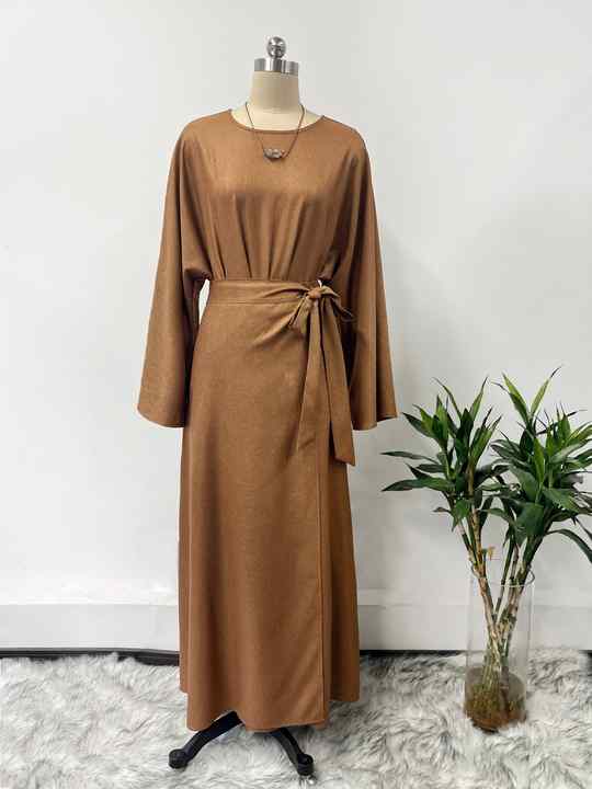 Ramadan Kebaya Solid Color-عباية رمضانية بلون