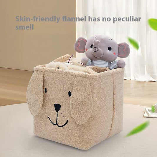 Teddy Fur Big Ears Rabbit Storage Basket