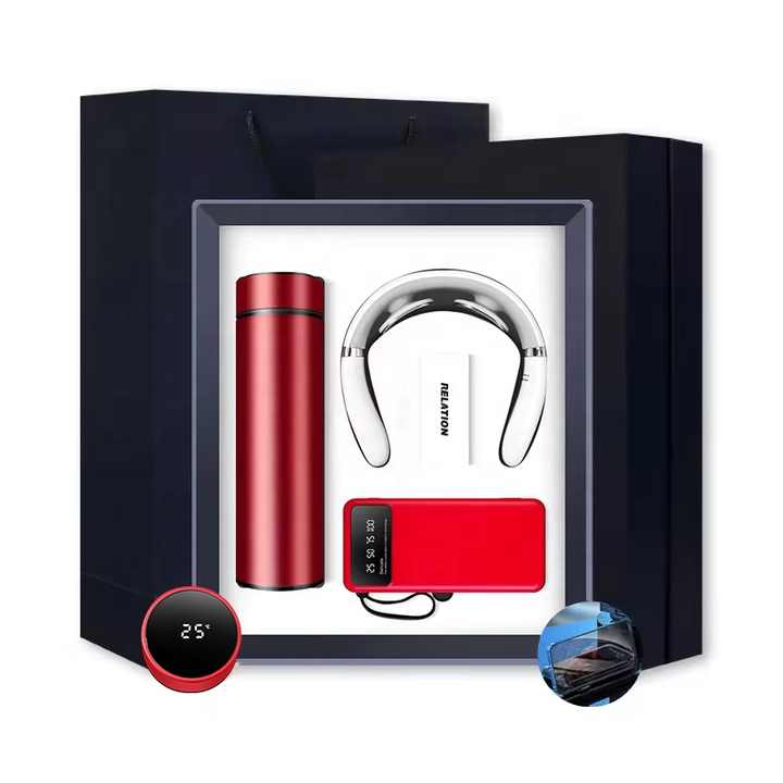 Factory Direct Neck Massager Gift Box Exhibition Gift Sets with Free Logo for Customers Present