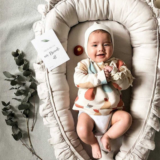 قطن مرن الخالص الوليد سرير طفل متنقل قابل . Pure Cotton Flexible Newborn Baby Portable Folding