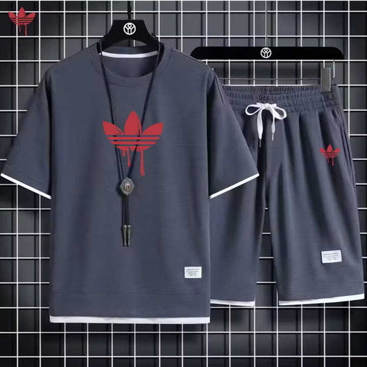 تي شيرت صيفي بأكمام قصيرة