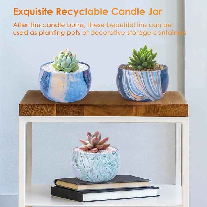 Natural Soy Wax Candle Gift -شموع من شمع