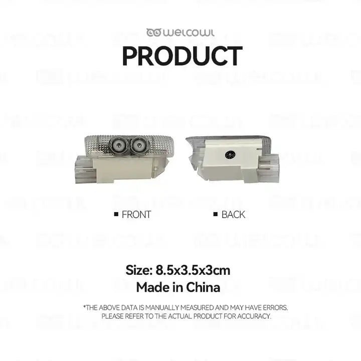 Dynamic Dual Lens Welcome Door Light For Lexus ES LX RX GS GX LC RC UX LS New Car Lamp HD Ghost Shadow Light