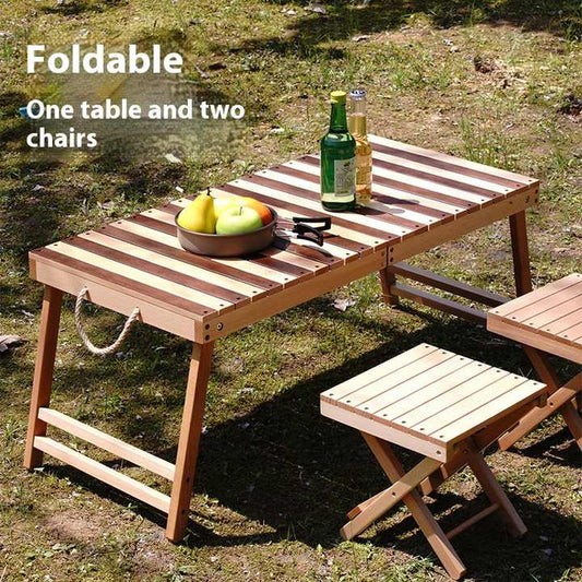 Yezhulin Portable Beech Wood Outdoor Camping Furniture