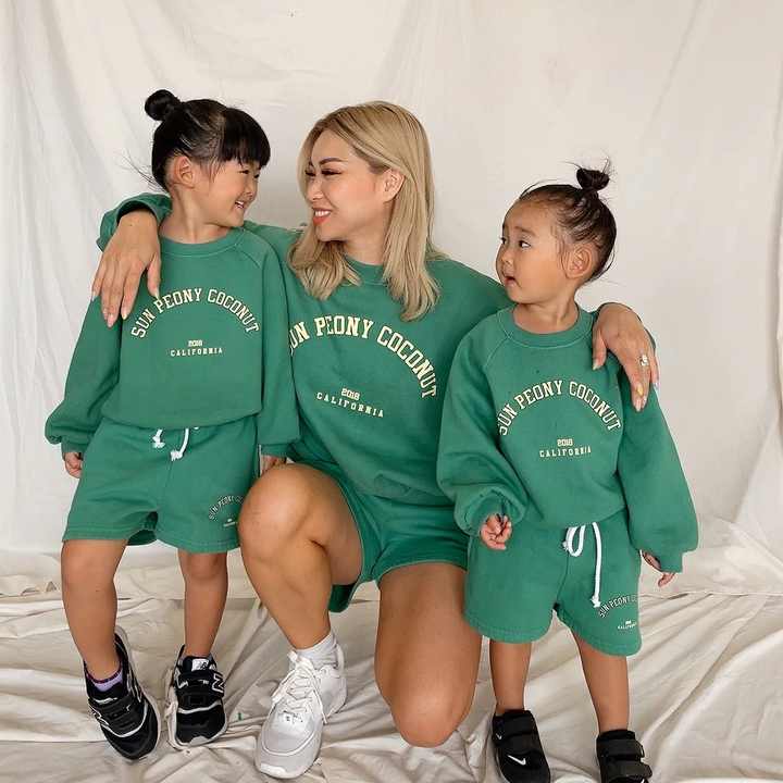 OEM & ODM Mommy & Me Family Matching Shorts Outfits Sets