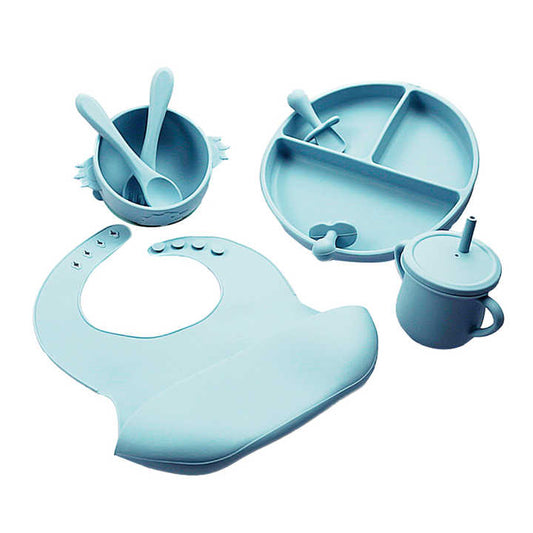 Newly Silicone Baby Bowl Infant Spoon