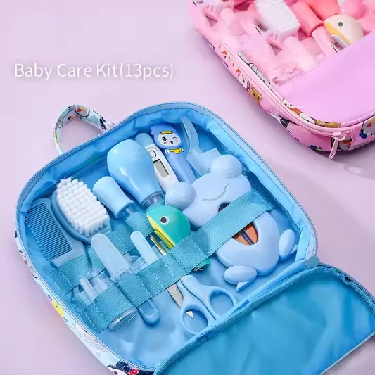 مجموعة رعاية الطفل 13 قطعة من مجموعة رعاية الطفل مع مشط لحديثي الولادة 13 Piece Baby Care Set Baby Care Kit with Comb for Newborns