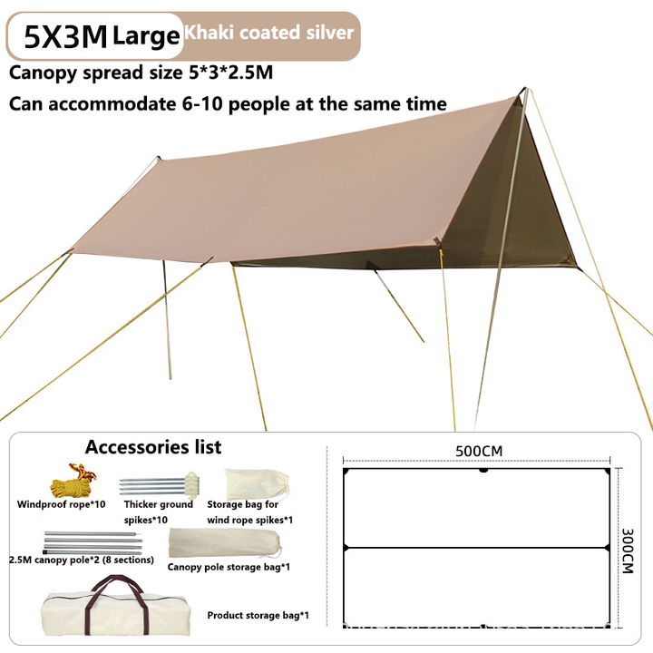 مظلة التخييم في الهواء الطلق - Outdoor Camping Umbrella