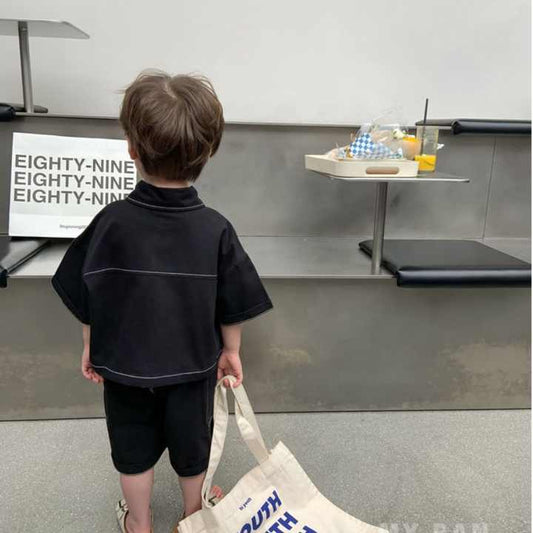 شورت اولاد طقم صيفي من قطعتين