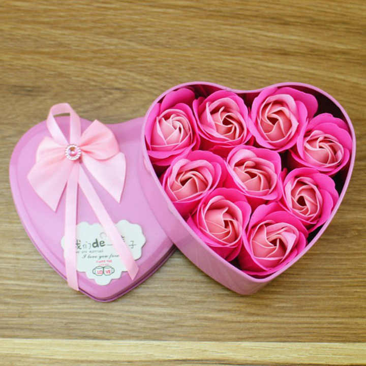 Box Scented Bath Rose Gifts- صندوق زهور جميل