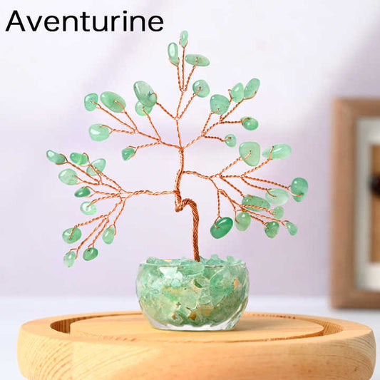 Wholesale Treasure Bowl Crystal Fortune- Tree of Life Creative Handicrafts