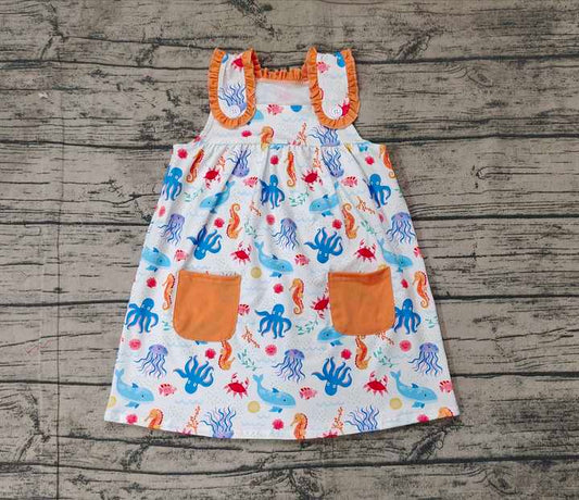 Kids Girls Dresses Toddler Summer Clothing GSD1961 No Minimum Pre-Order Children's Clothing