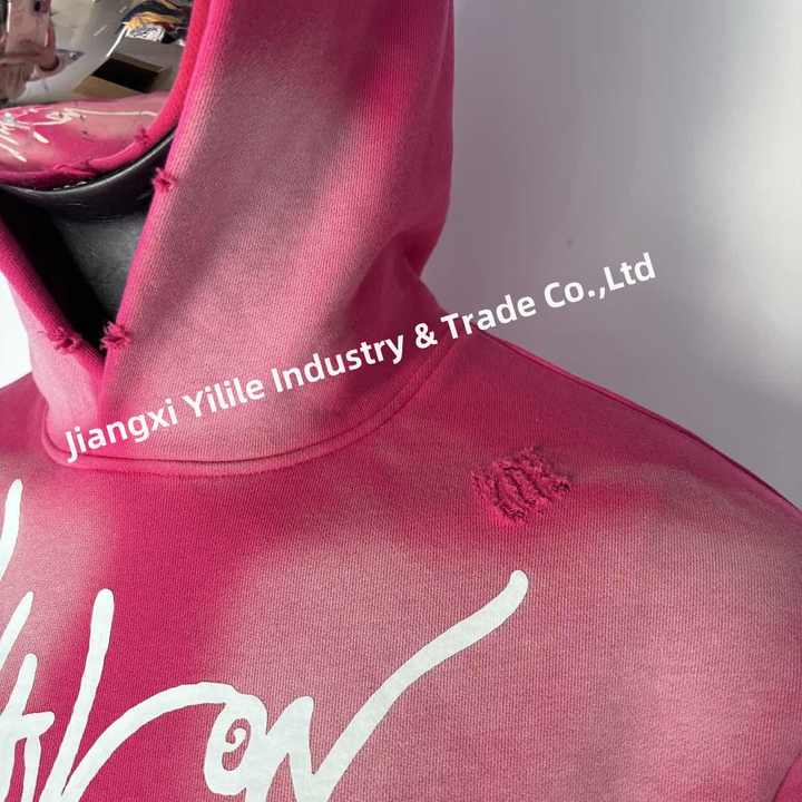 French Terry Screen Print Hoodies > Men's Vintage Acid Wash Hoodies
