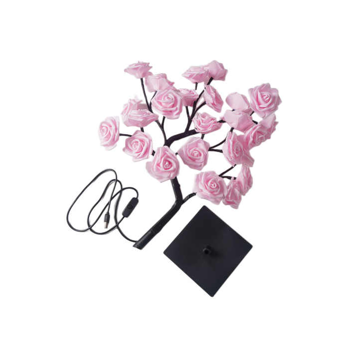 pink and rose led lamp