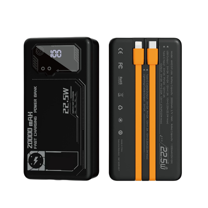 باور بانك ميكا جديد بخطين بسعة . New MICA Dual-Port Power Bank with