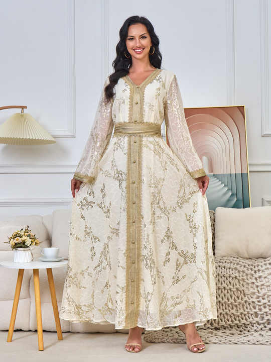 Elegant caftan and jalabiyas
