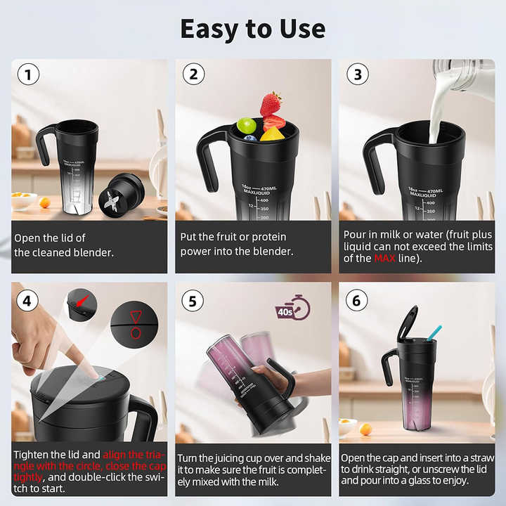كوب خلاط محمول-portable blender cup