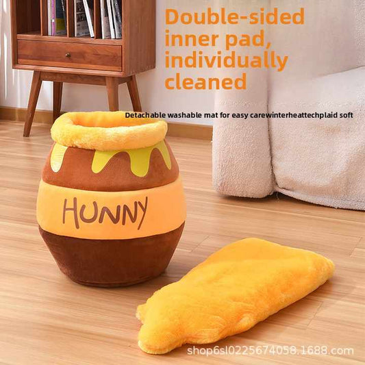 Manufacturer Wholesale Cute for Pooh-Printed Velvet Bed