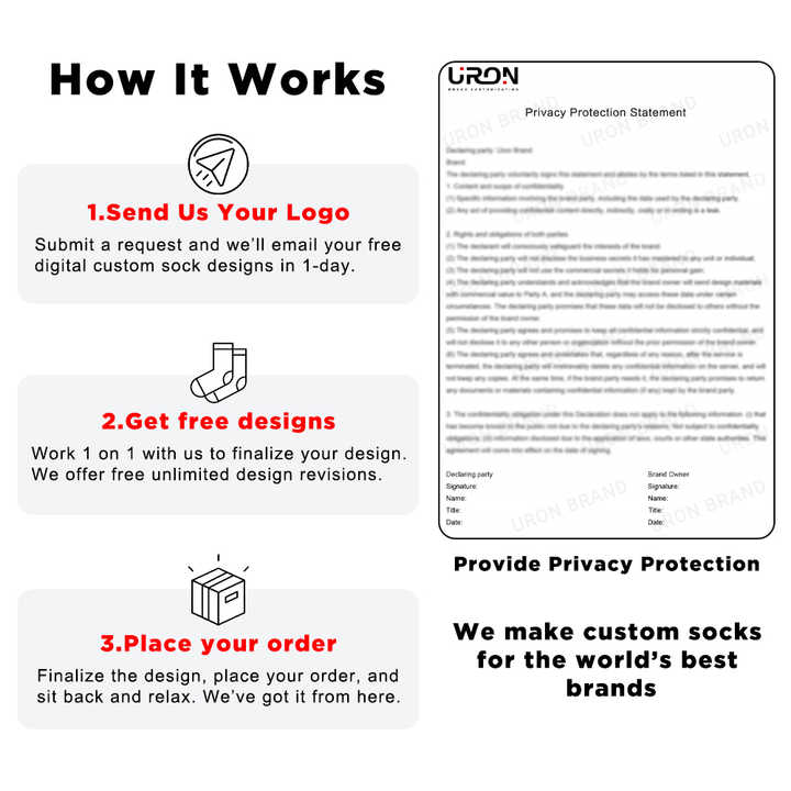 High Quality Men's Sports Logo Crew Socks Custom Cotton Athletic Socks