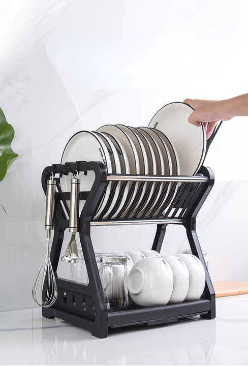 رف تجفيف الأطباق- dish drying rack