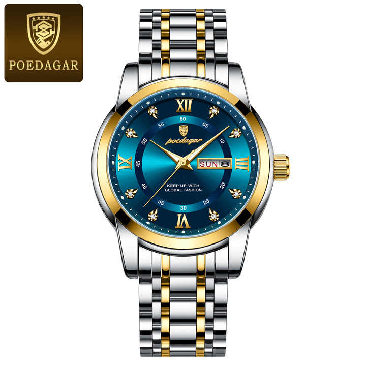 POEDAGAR Wrist Watch. POEDAGAR Luxury Men's