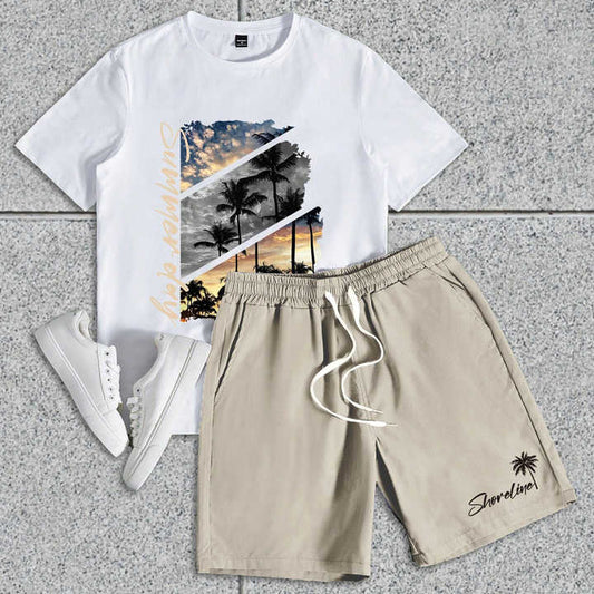 بدلة قصيرة الأكمام للرجال