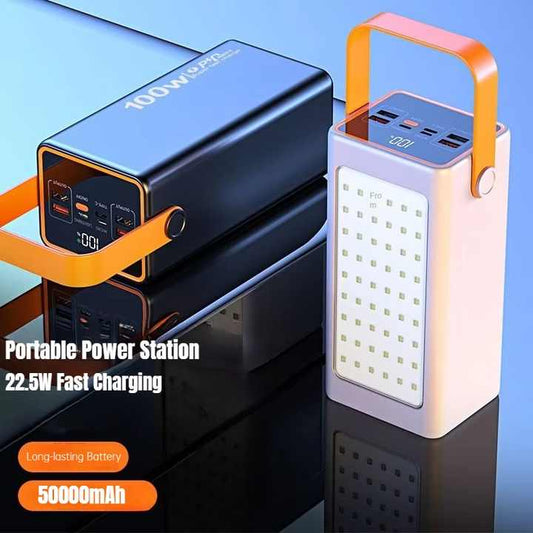 بنك طاقة تخييم عالي . Power Bank with LED