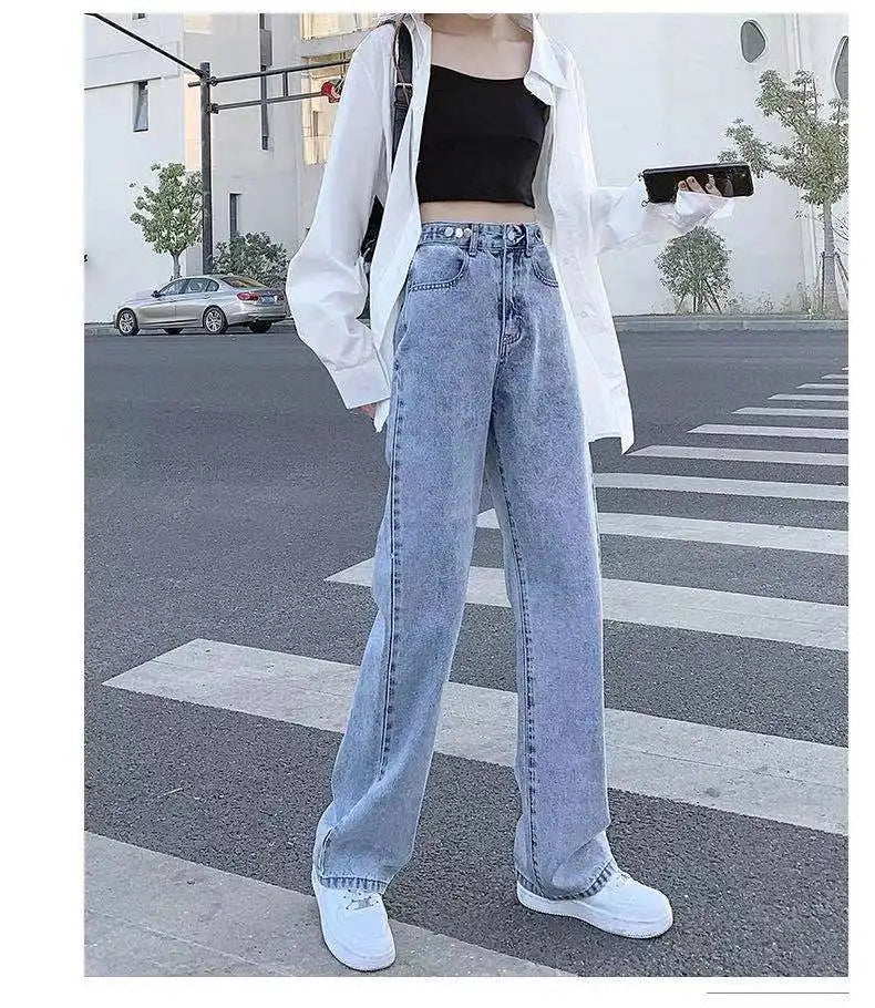 Women's loose and skinny jeans