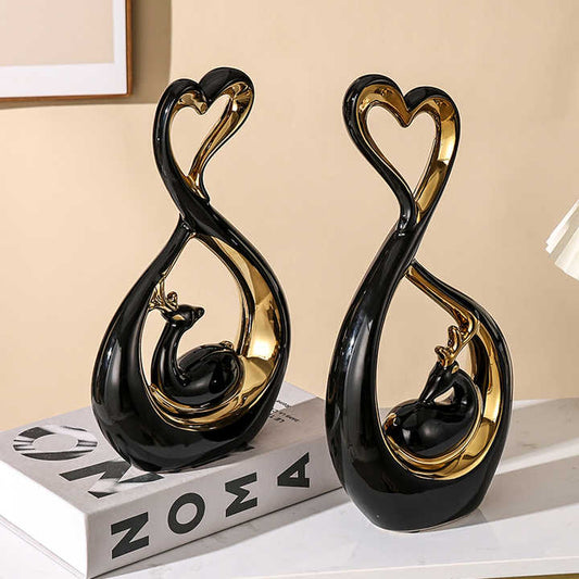 ديكور للمنزل من قطع ذهبيه