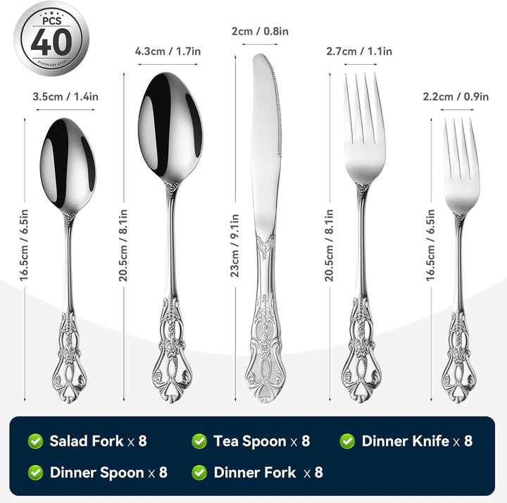 ملاعق أدوات مائدة عتيق ملكي