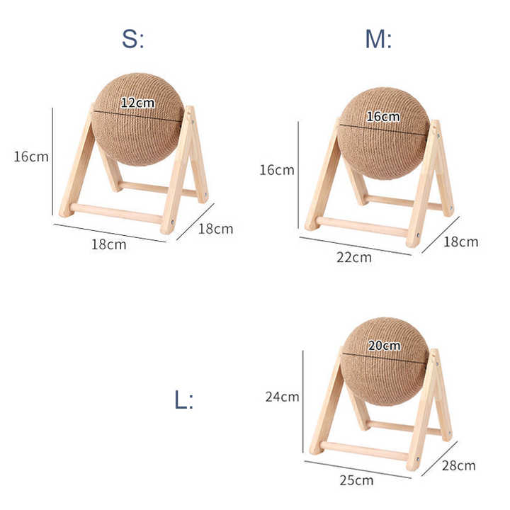 Cat scratching toy, cat scratching ball toy, kitten scratching toy, pet accessories