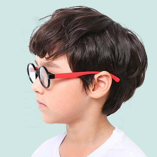 New Children's Accessories Kids Anti Blue Light Round Glasses