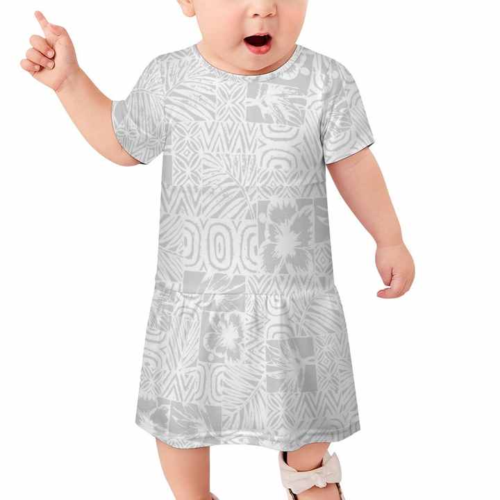 Baby Girls White Outfits Toddler Girls-ملابس بيضاء للبنات