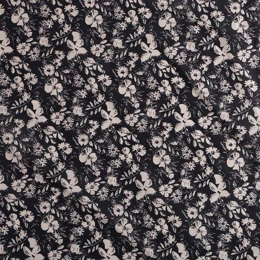 Design Flower Pattern-Printed Cotton