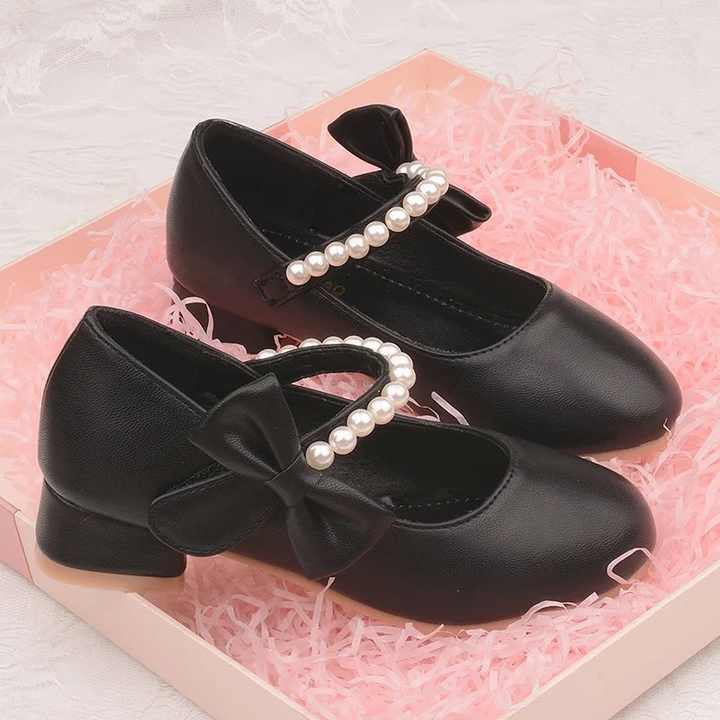 Pearl girls' heels
