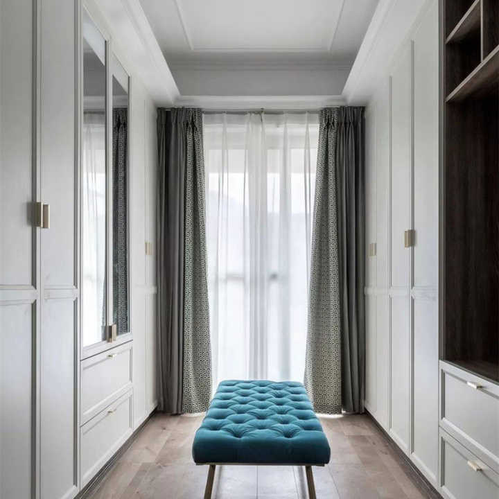 High-End Elegant Luxury Solid Wood Modular Wardrobe