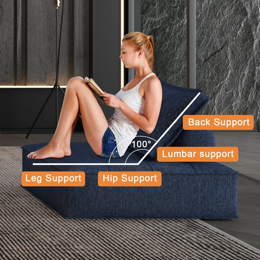 طقم أريكة من القطن والكتان