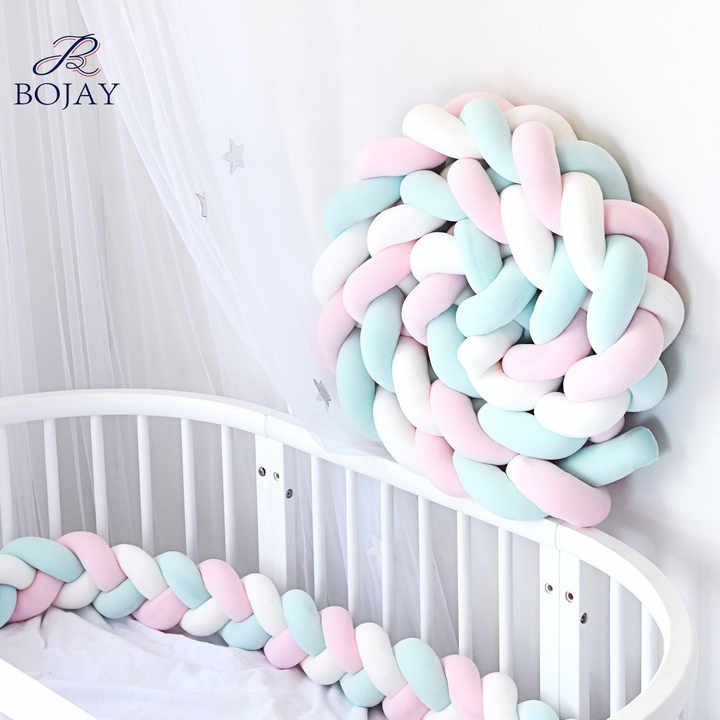 Pink Blue Gray White Newborn Baby -سرير أطفال حديث الول ا